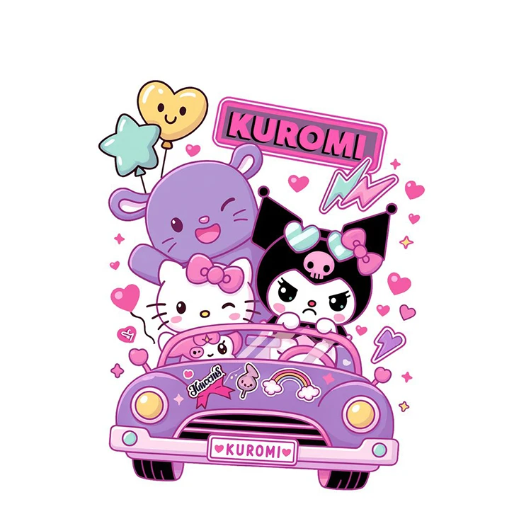 استیکر پارچه و لباس پاد آفرین مدل کرومی و کیتی کد 399