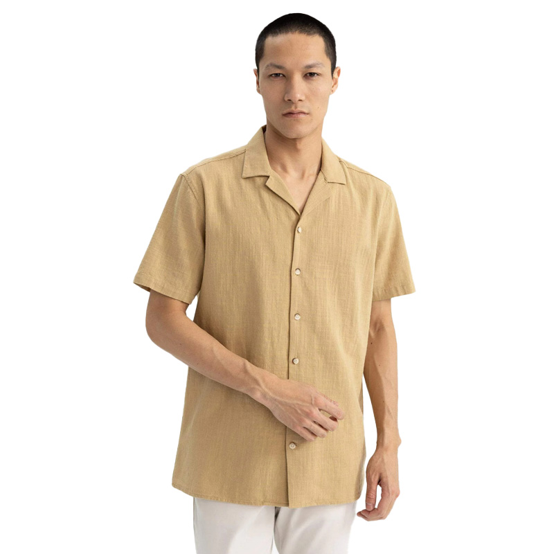 پیراهن آستین کوتاه مردانه دفکتو مدل Z5189AZBG395