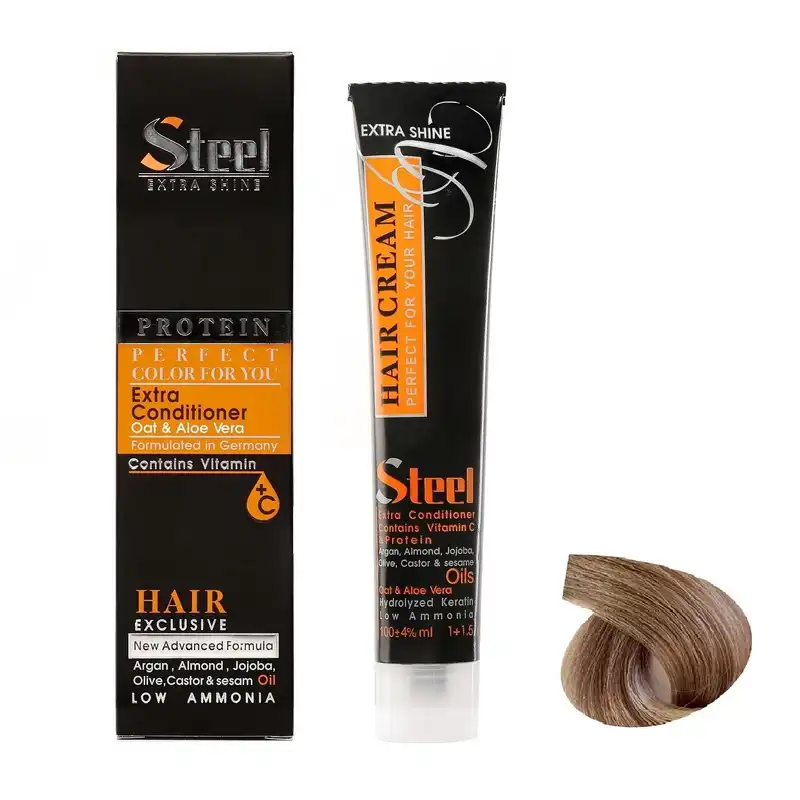 رنگ مو استیل شماره 8.1 حجم 100 میلی لیتر رنگ بلوند دودی روشن