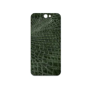 MAHOOT Green-Crocodile-Leather Cover Sticker for HTC One A9