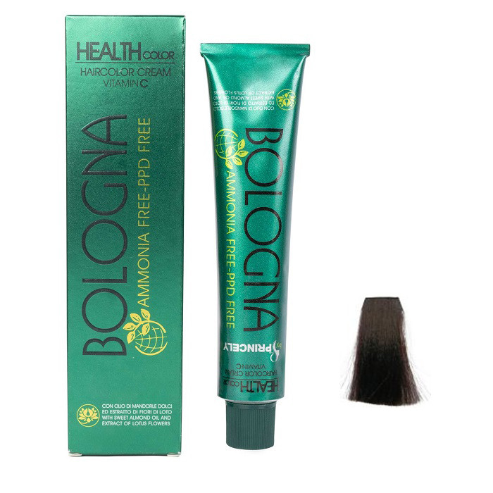 رنگ مو بلونیا شماره 4.20 حجم 100 میلی لیتر رنگ قهوه ای بادمجانی