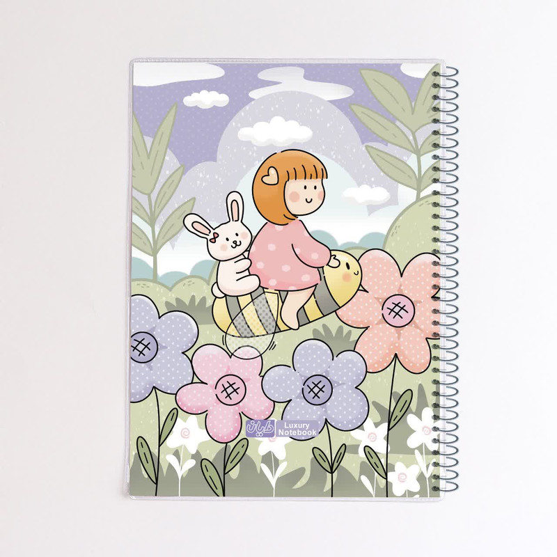 دفتر مشق 50 برگ دایان مدل هانی کد 65141 بسته 4 عددی