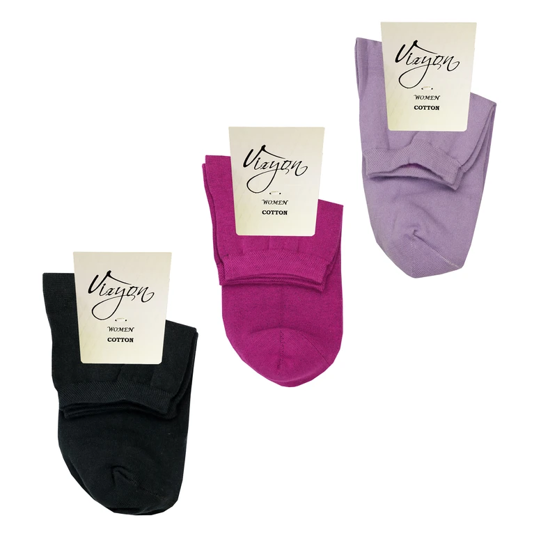 جوراب زنانه مدل ترک ویزیون کد VFS202.3Z11 بسته 3 عددی