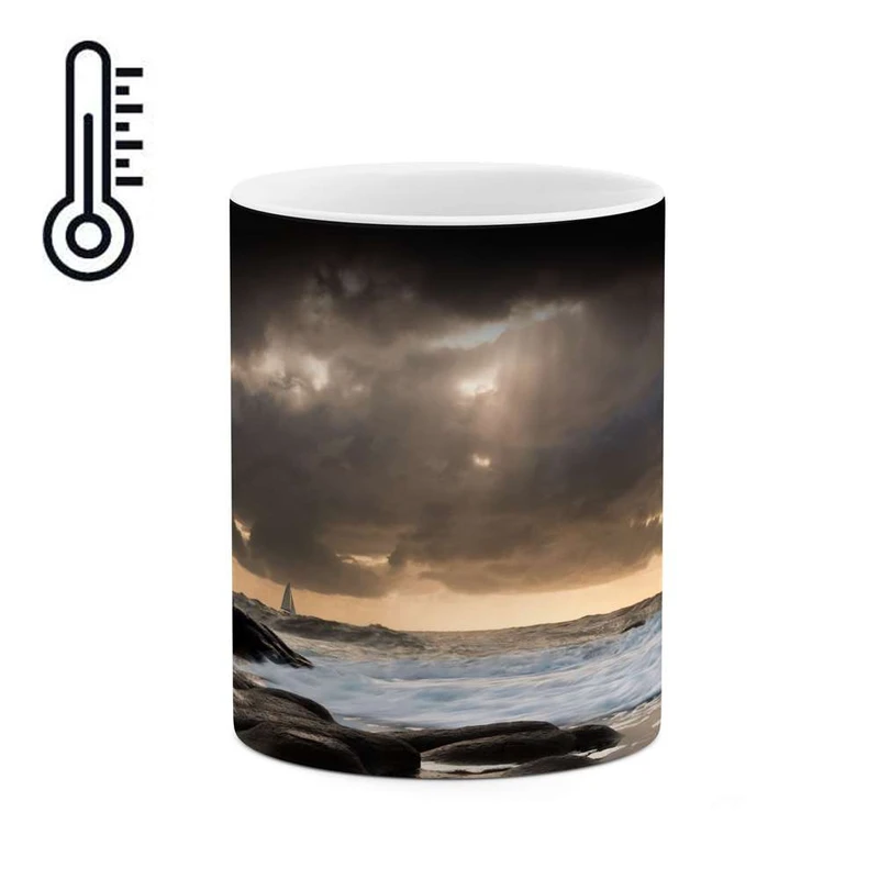 ماگ حرارتی کاکتی مدل غروب کد mgh11301