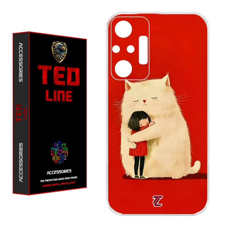 کاور تدلاین طرح گربه کد 1170 مناسب برای گوشی موبایل شیائومی Redmi Note 10 Pro / Note 10 Pro Max