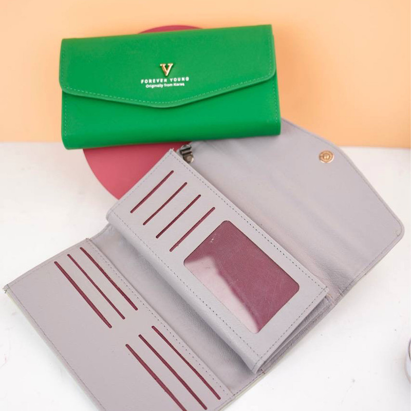 کیف پول زنانه مدل بند دار کد KZD-095