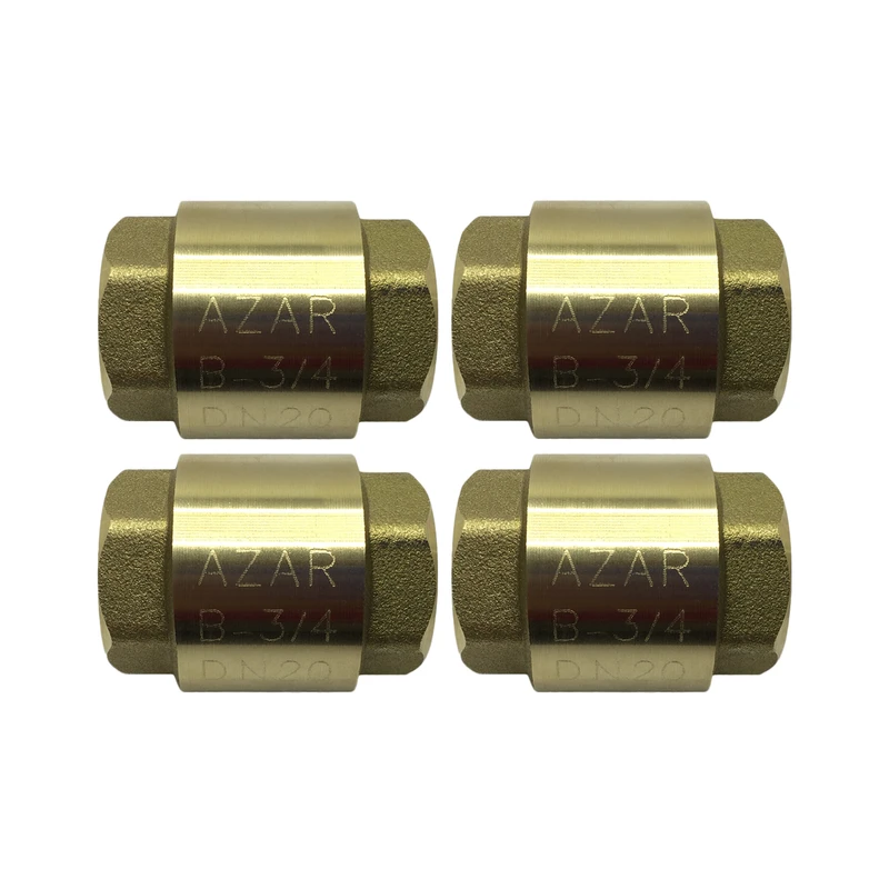 شیر یکطرفه آذر مدل YEK-P-34-4 بسته 4 عددی
