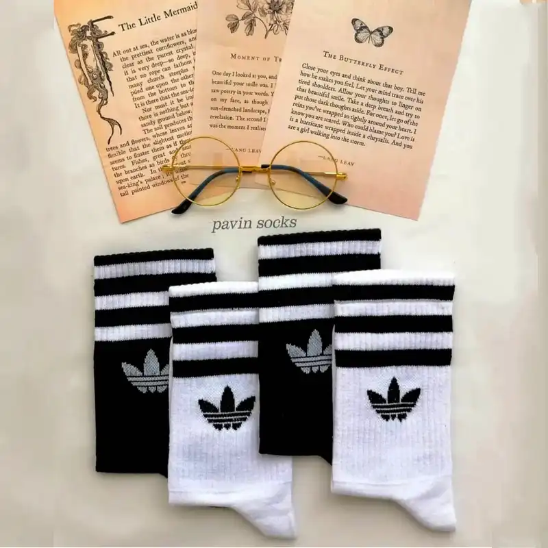 جوراب ورزشی زنانه پاوین مدل NA004 مجموعه 4 عددی