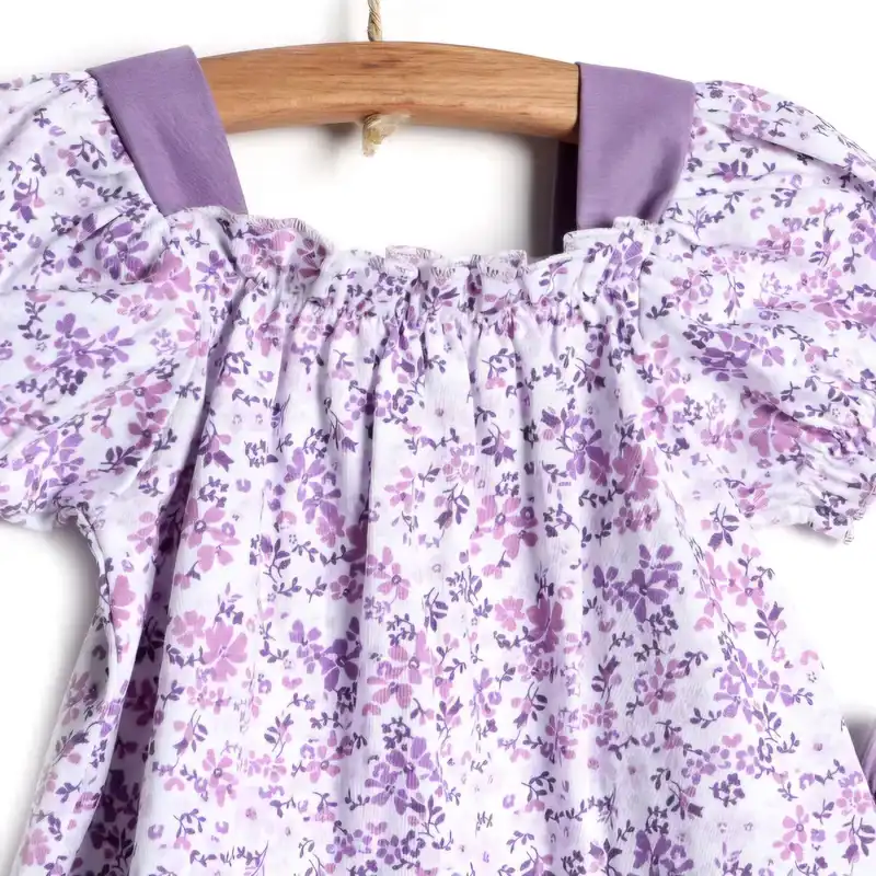 ست بلوز و شلوارک دخترانه اببک مدل dkk-prl01