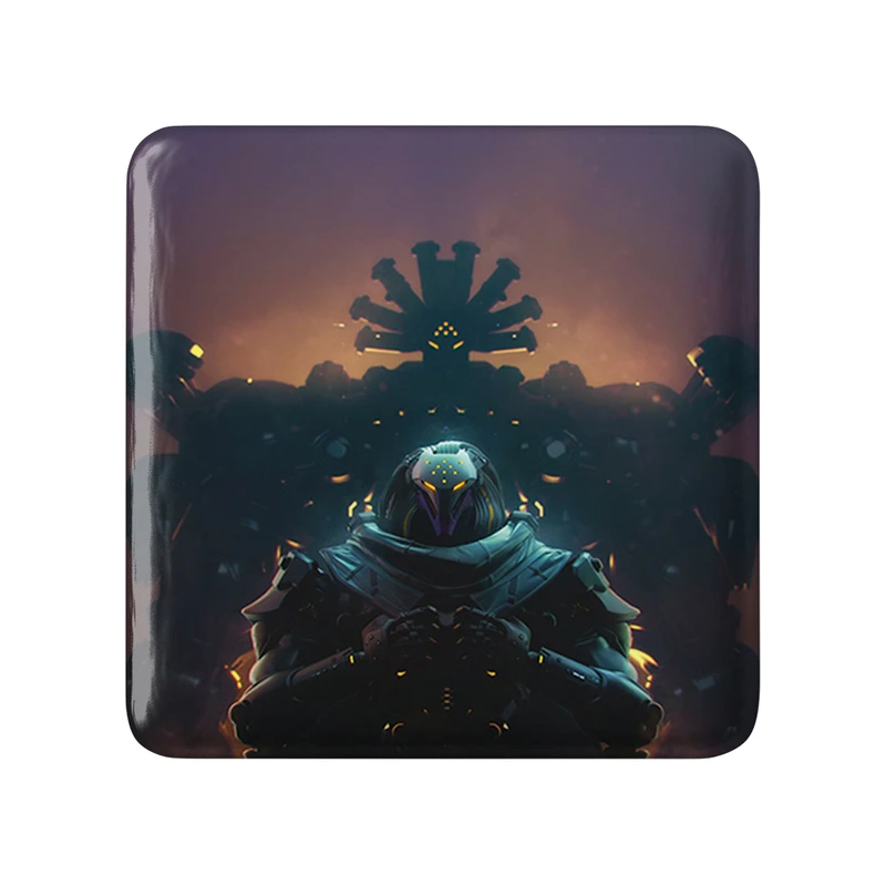 مگنت خندالو طرح بازی اورواچ (Overwatch) مدل مربعی کد 31639