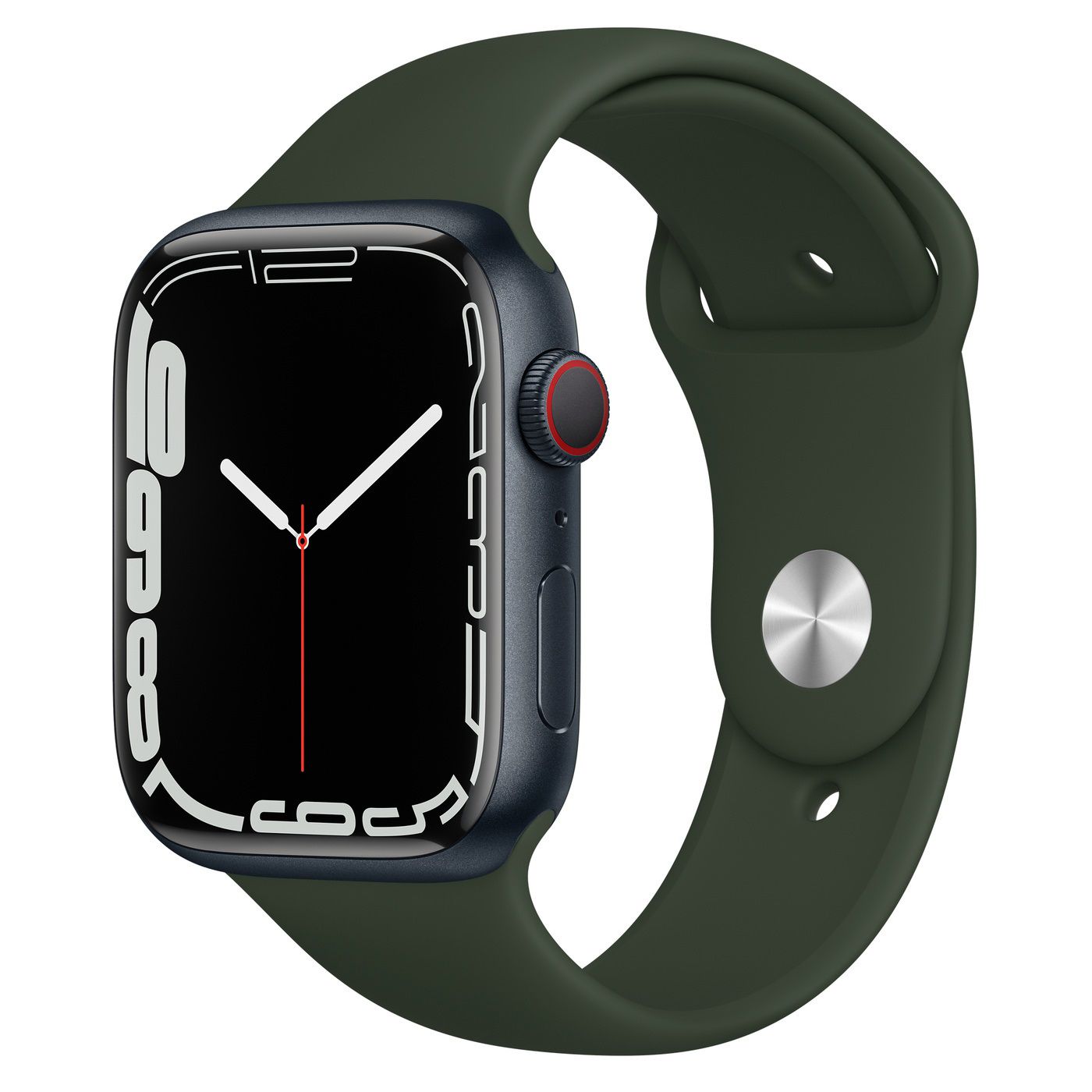 ساعت هوشمند اپل واچ سری 7 مدل 45mm Aluminum Case with Sport silicone Band -  - 12
