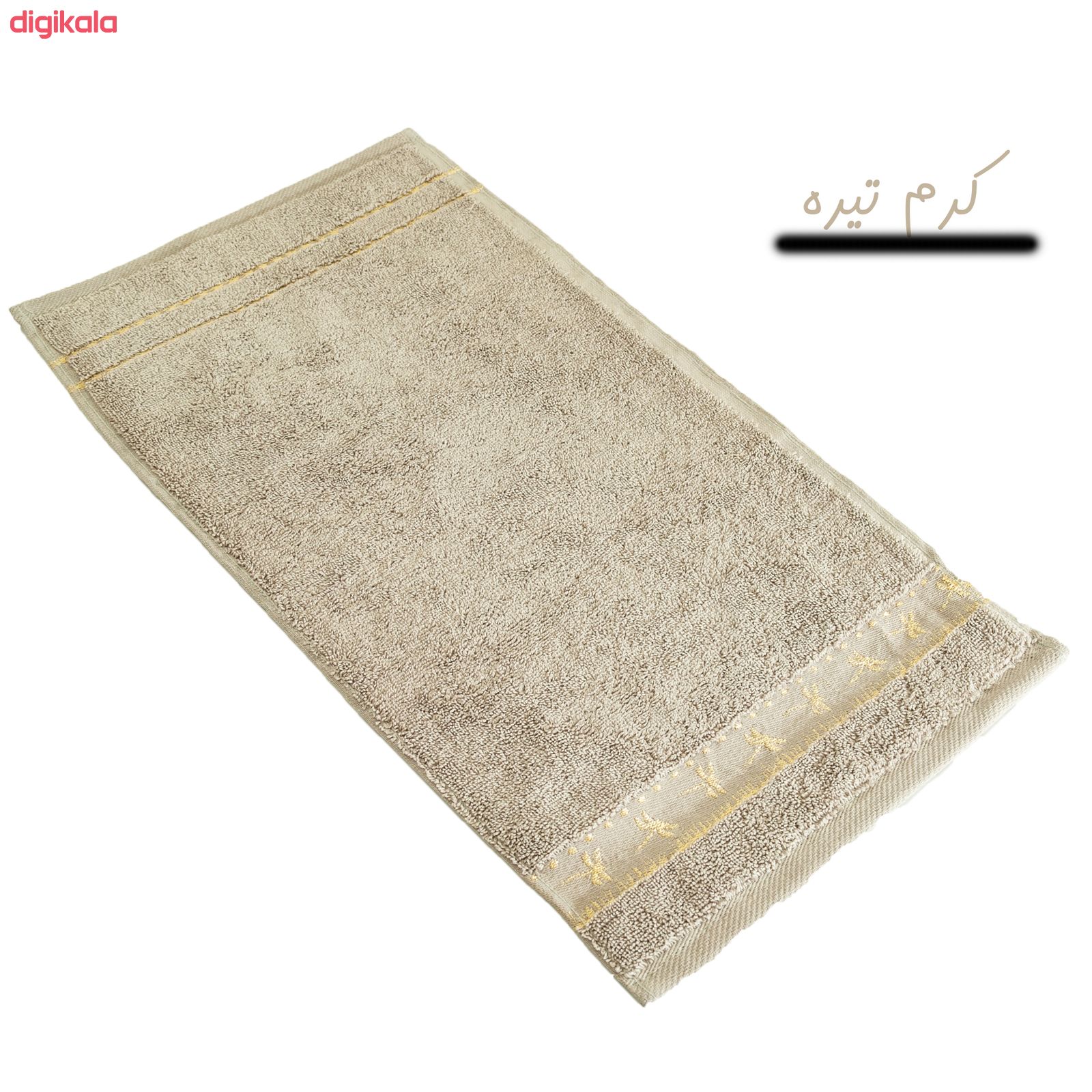 حوله دستی آذین بافت مدل تاج سایز 30x60 سانتی متر main 1 8