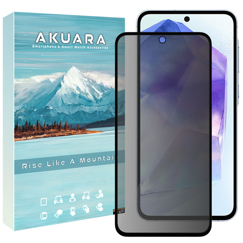محافظ صفحه نمایش حریم شخصی آکوآرا مدل Privacy AKU مناسب برای گوشی موبایل شیائومی Poco F3 / F4 / X4 Pro 5G