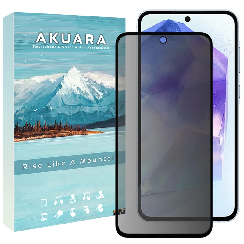 محافظ صفحه نمایش حریم شخصی آکوآرا مدل PRV AKU مناسب برای گوشی موبایل سامسونگ Galaxy A35 / Galaxy A55 