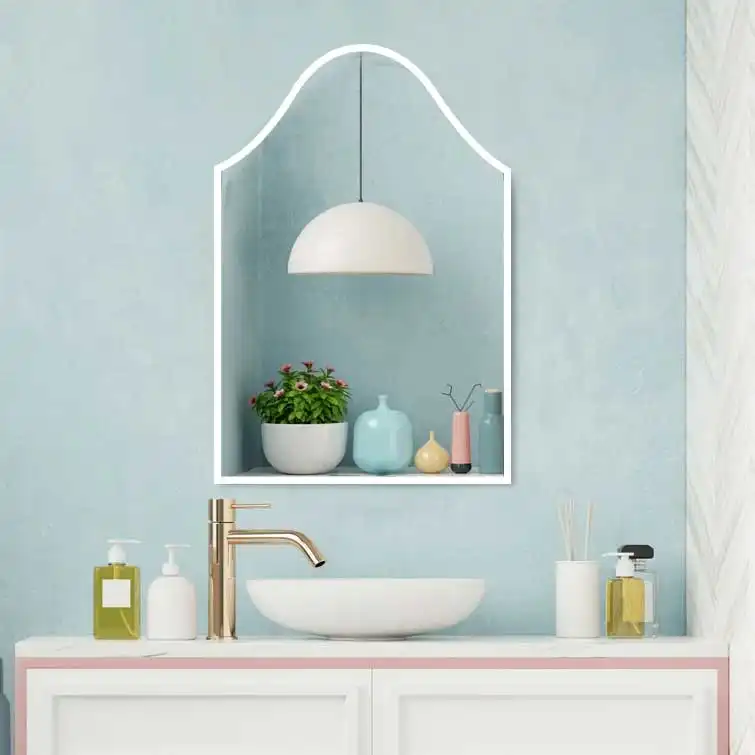 آینه سرویس بهداشتی طرح بنفشه کد W-90-70