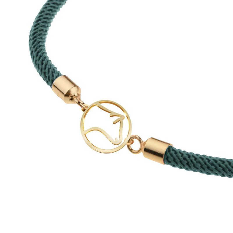 دستبند طلا 18 عیار زنانه مدوپد مدل گاو کد D16-10221