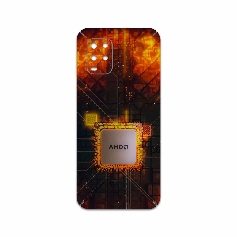 برچسب پوششی ماهوت مدل AMD Brand مناسب برای گوشی موبایل شیائومی Mi 10 Lite 5G