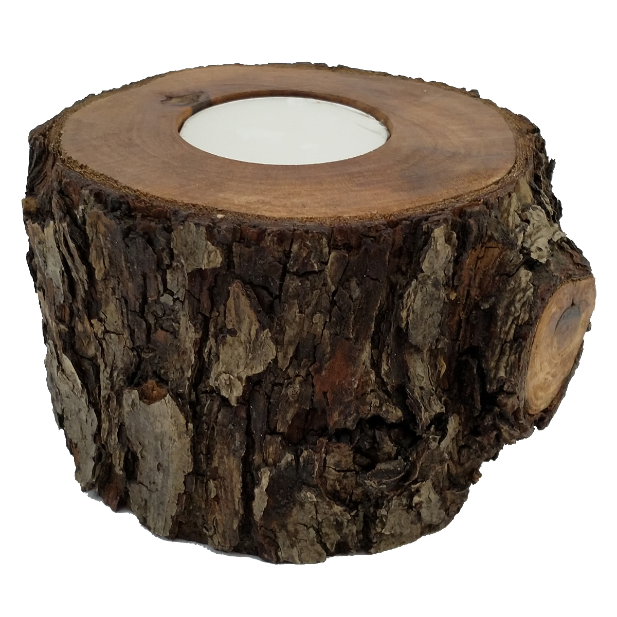 جا شمعی چوبی مدل گلابی کد 62