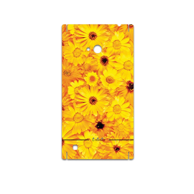 برچسب پوششی ماهوت مدل Yellow-Flower مناسب برای گوشی موبایل نوکیا Lumia 720
