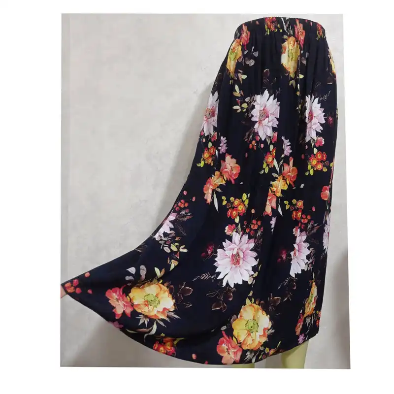 دامن زنانه مدل نخی نیم کلوش کد 07