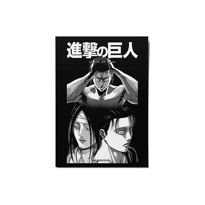 کارت پستال ماسا دیزاین مدل stkv0556 طرح attack on titan