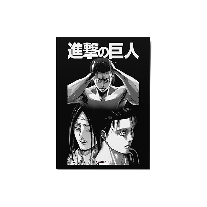 کارت پستال ماسا دیزاین مدل  stkv0556 طرح attack on titan