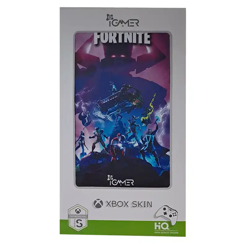 برچسب کنسول ایکس باکس سری اس آیگیمر طرح فورتنایت مدل Skins0030 مجموعه سه عددی
