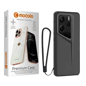 کاور موکولو مدل Porsche Design Strap مناسب برای گوشی موبایل شیائومی Redmi Note 14 4G به همراه بند آویز
