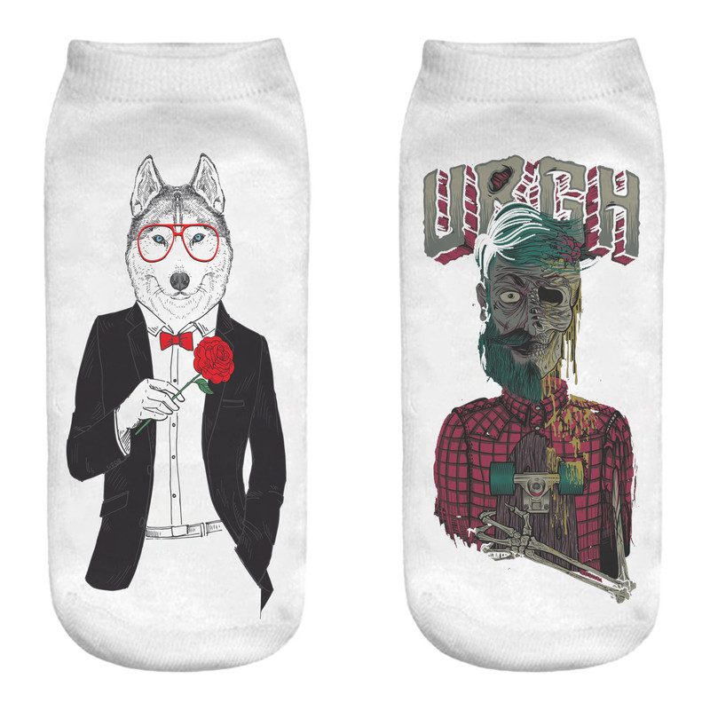 جوراب مردانه مدل سگ کد 1243 MMM