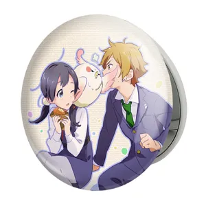 آینه جیبی خندالو طرح موچیزو و تاماکو انیمه فروشگاه تاماکو مدل تاشو کد 24293 