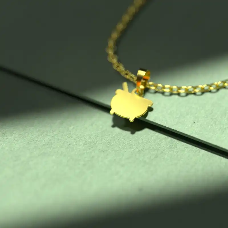 گردنبند طلا 18 عیار زنانه مدوپد مدل هالووین کد G3-1-1063