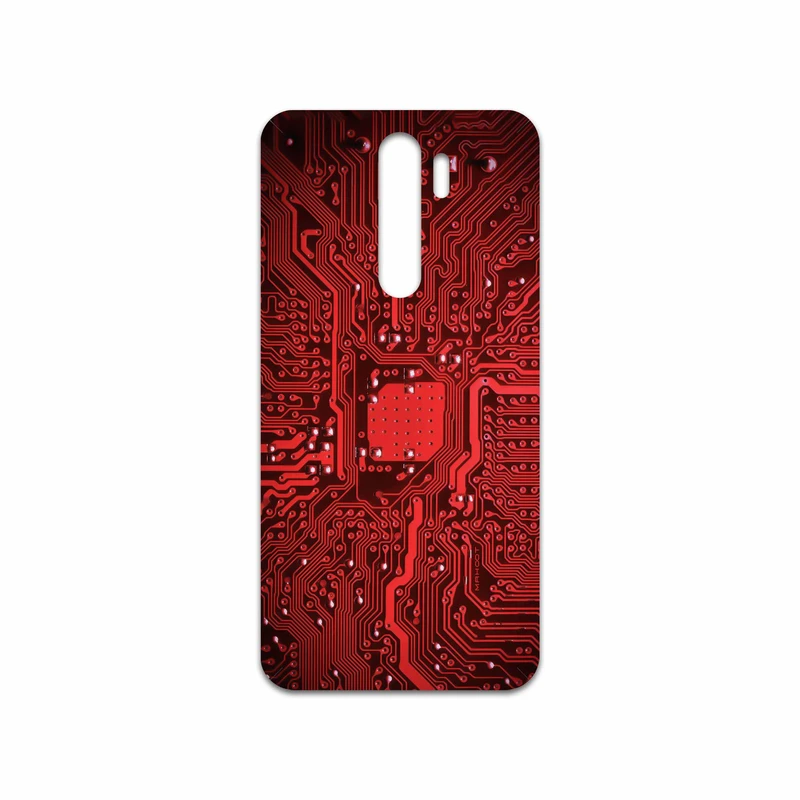 برچسب پوششی ماهوت مدل Red Printed Circuit Board مناسب برای گوشی موبایل شیائومی Redmi Note 8 Pro