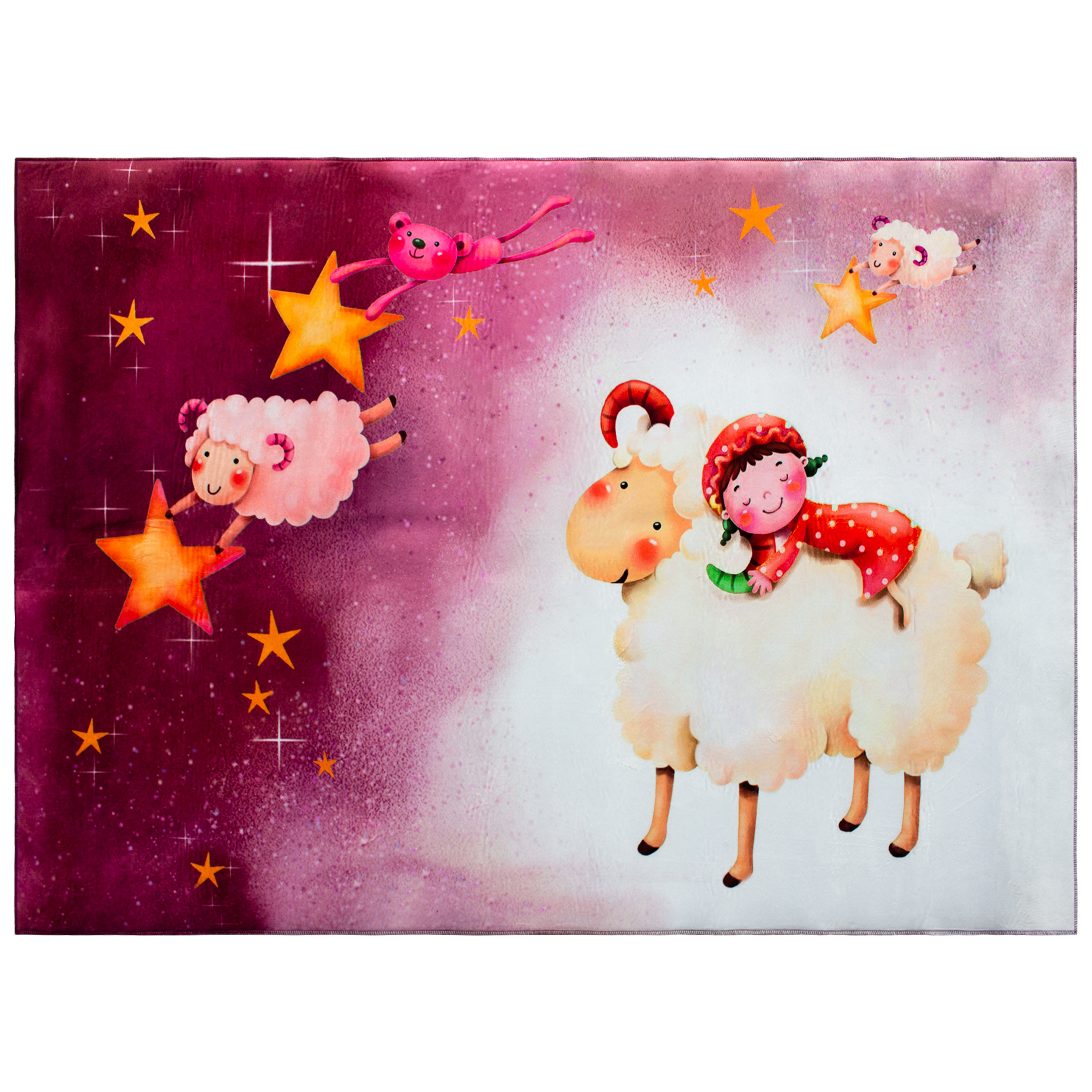 فرش ماشینی جانگل طرح Sweet Dream کد 3D-1014