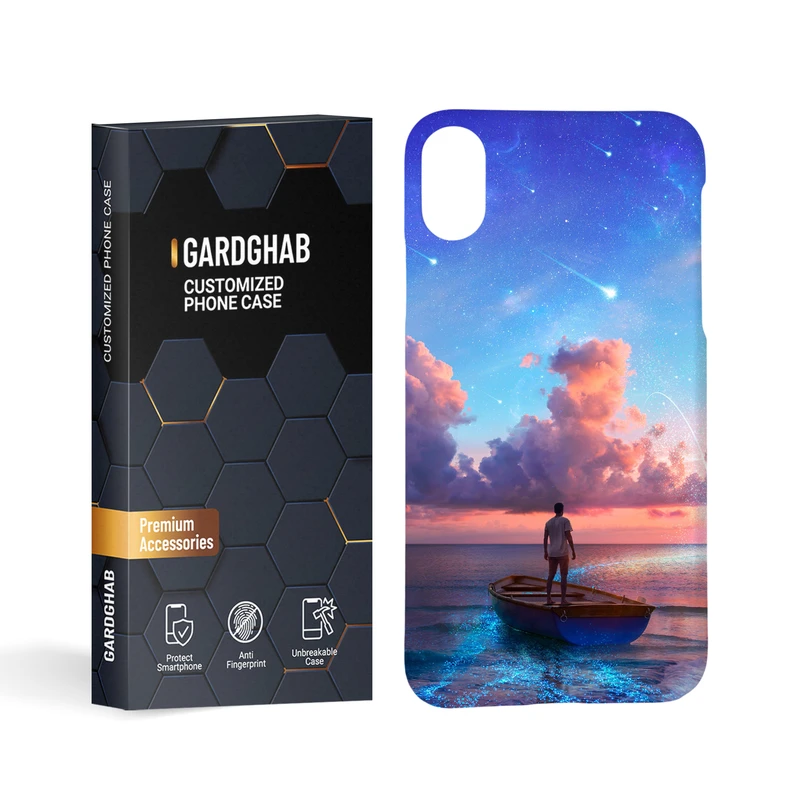 کاور گارد قاب مدل ساده مناسب برای گوشی موبایل اپل iphone x/xs