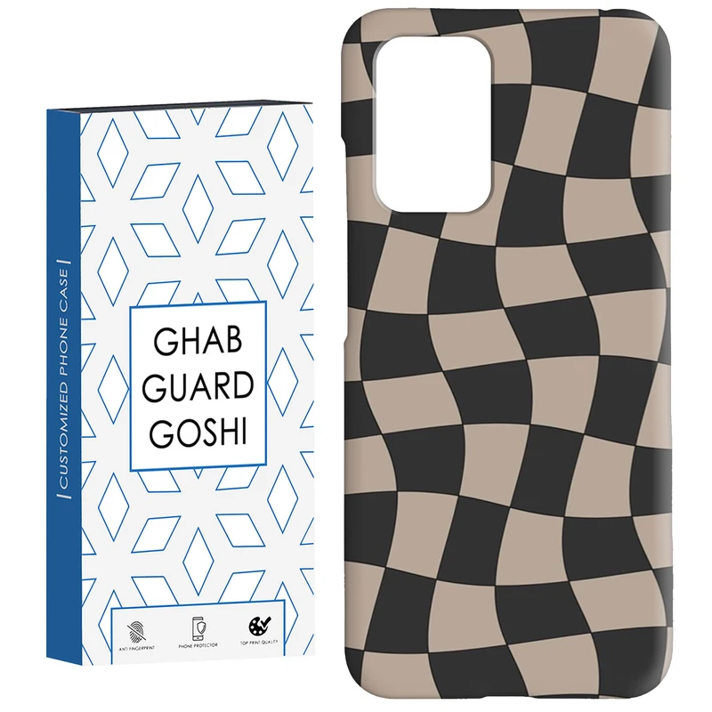 کاور قاب گارد گوشی طرح شطرنجی کد Dimo-476 مناسب برای گوشی موبایل شیائومی  Redmi 10 