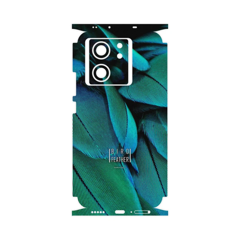 برچسب پوششی ماهوت مدل Green Feather-FullSkin مناسب برای گوشی موبایل شیائومی 13T