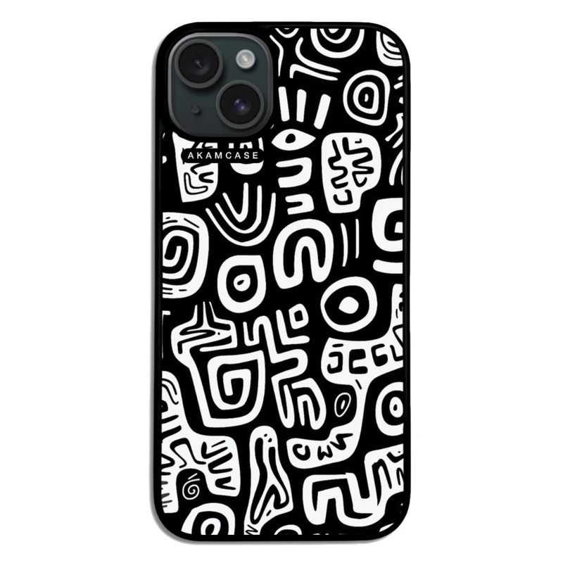 کاور آکام مدل AMC-WA15PLUS-DOODLE6 مناسب برای گوشی موبایل اپل iPhone 15 Plus