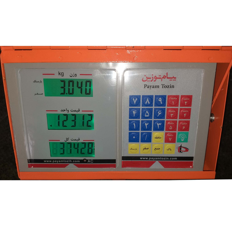 باسکول دیجیتال پیام توزین مدل مارال TM100