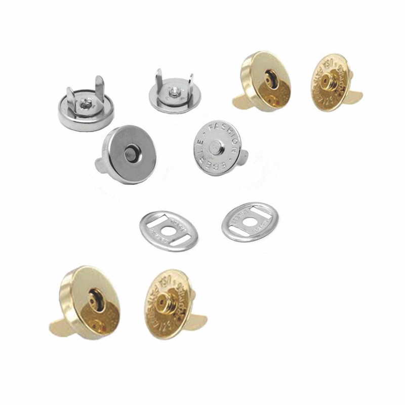 دکمه چرم دوزی مدل آهنربایی کد AHa6NOGO مجموعه 6 عددی