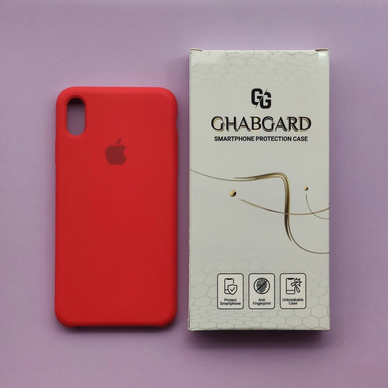 کاور قاب گارد مدل سیلیکونی ساده مناسب برای گوشی موبایل اپل iPhone XS Max