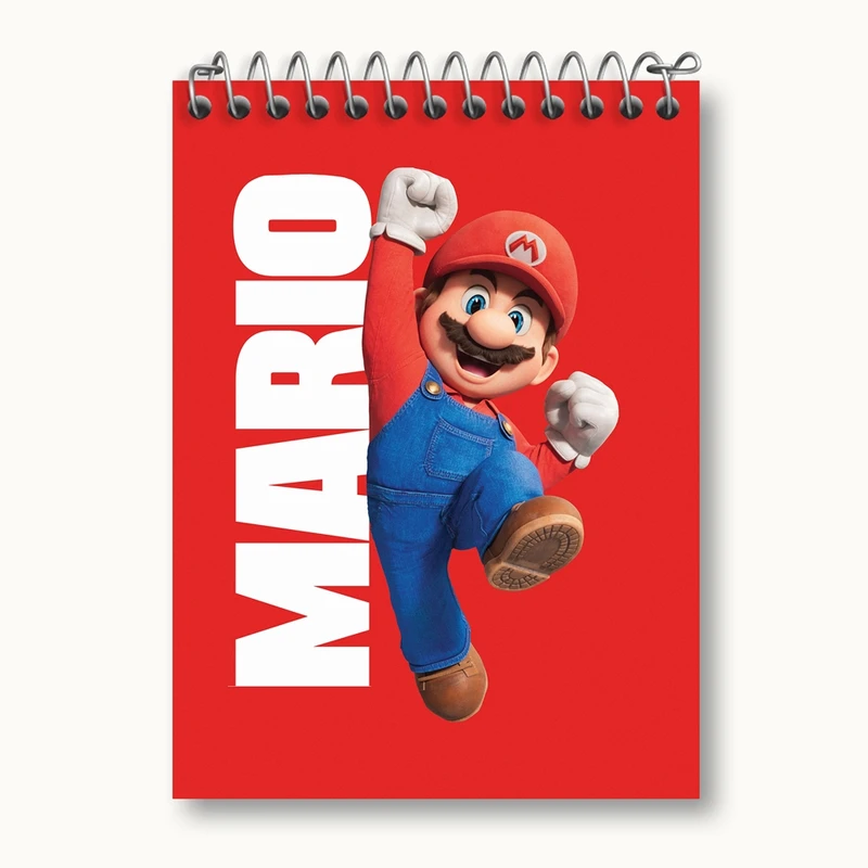 دفتر یادداشت 50 برگ خندالو مدل سوپر ماریو کد 29350