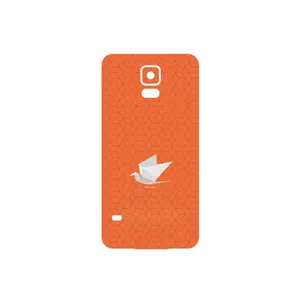 MAHOOT Minimalist origami bird Cover Sticker for Samsung Galaxy S5