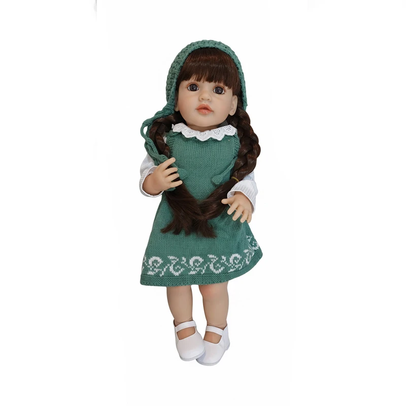 عروسک مدل دختر هوشمند chimi doll طرح سیلیکونی ارتفاع 50 سانتی متر