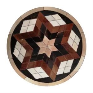 کلاژ فرش پوست و چرم کمالی مدل AD-0498