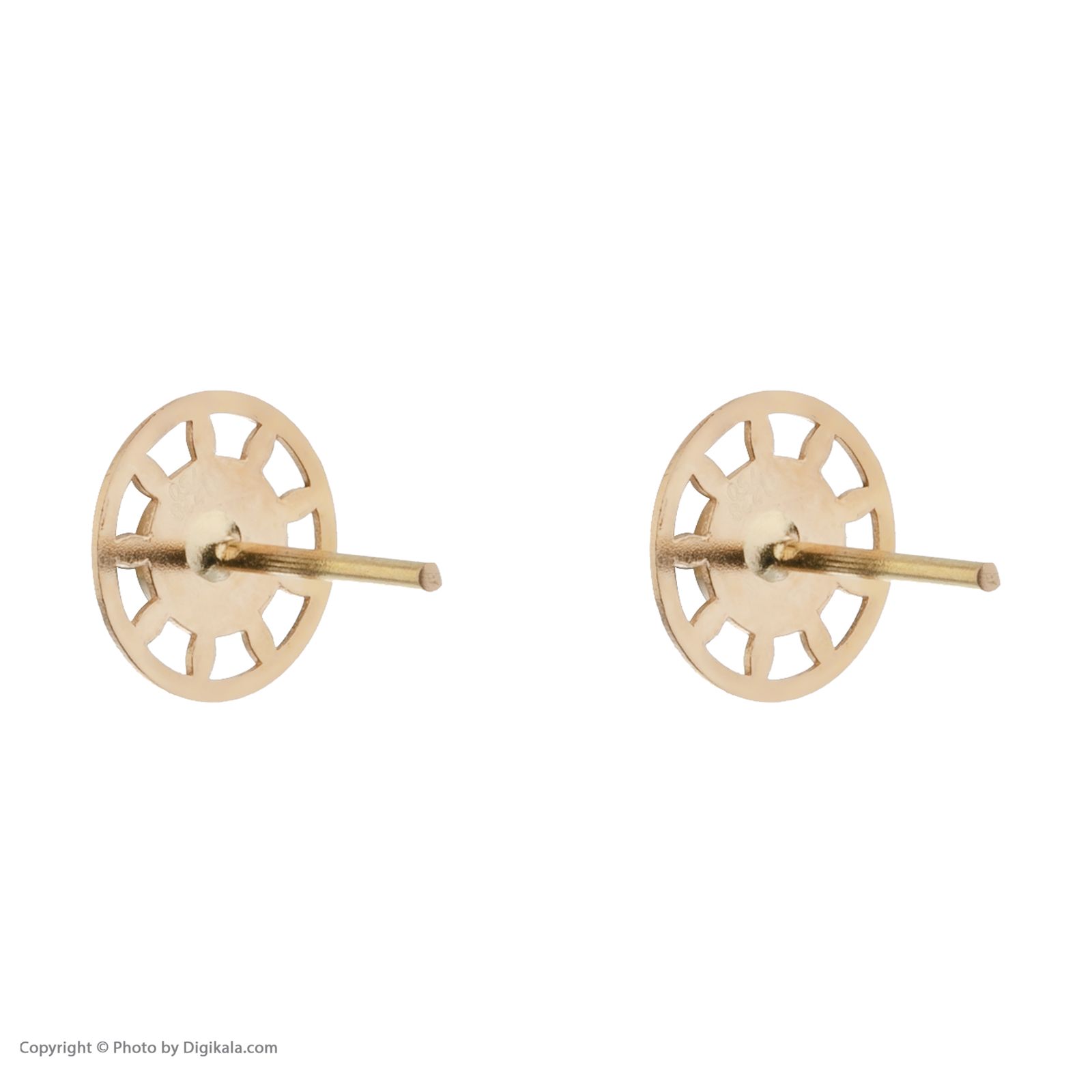 نیم ست طلا 18 عیار دخترانه مایا ماهک مدل MS0598 طرح چشم نظر - - 6