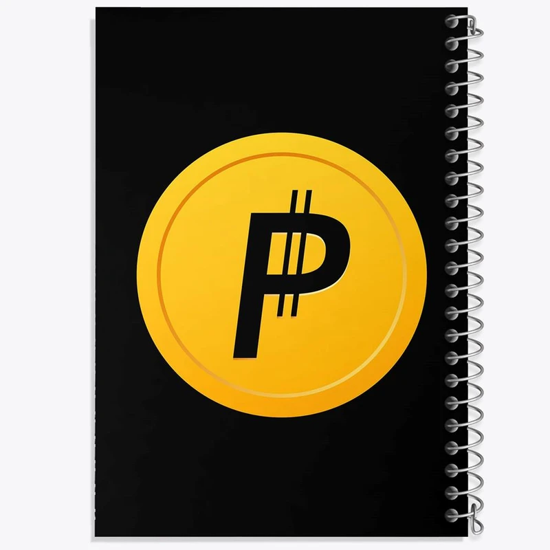 دفتر شطرنجی 50 برگ خندالو طرح ارز دیجیتال پترو کد 10902