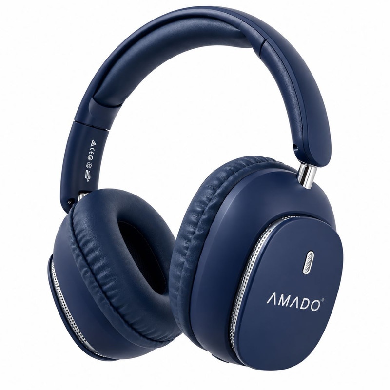 هدفون بلوتوثی رو گوشی آمادو مدل AM-F300