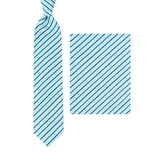 ست کراوات و دستمال جیب مردانه مدل GF-ST1744-BL 