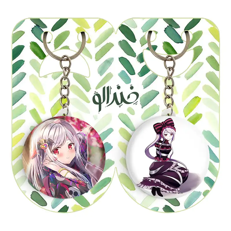 جاکلیدی خندالو مدل انتیلن انیمه اورلرد کد 1833618333 مجموعه 2 عددی