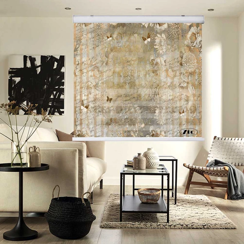 پرده زبرا زیو کد 3D1202 سایز 150x200 سانتی متر